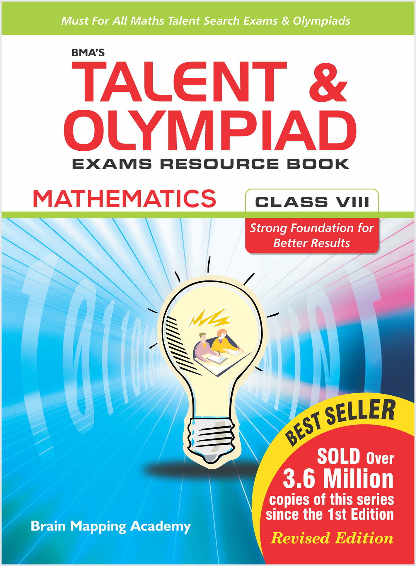 BMA’s Talent & Olympiad Exams Resource Book for Class8 (Maths) Brain